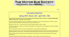 Desktop Screenshot of motorbussociety.org